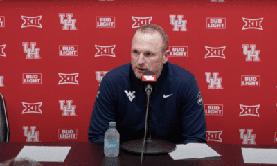 WVU Basketball HC Darian DeVries at Houston